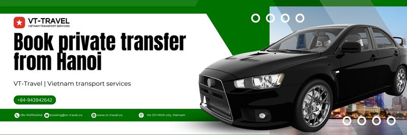 Private transfer from Hanoi