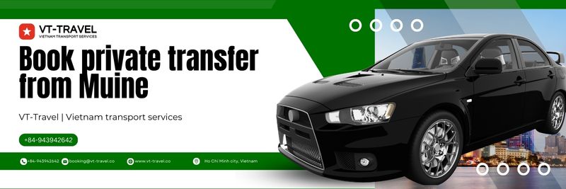 Book private transfer from Muine